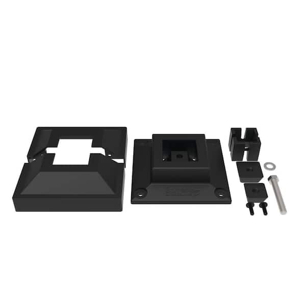 Barrette Outdoor Living 2 in. Black Surface Mount