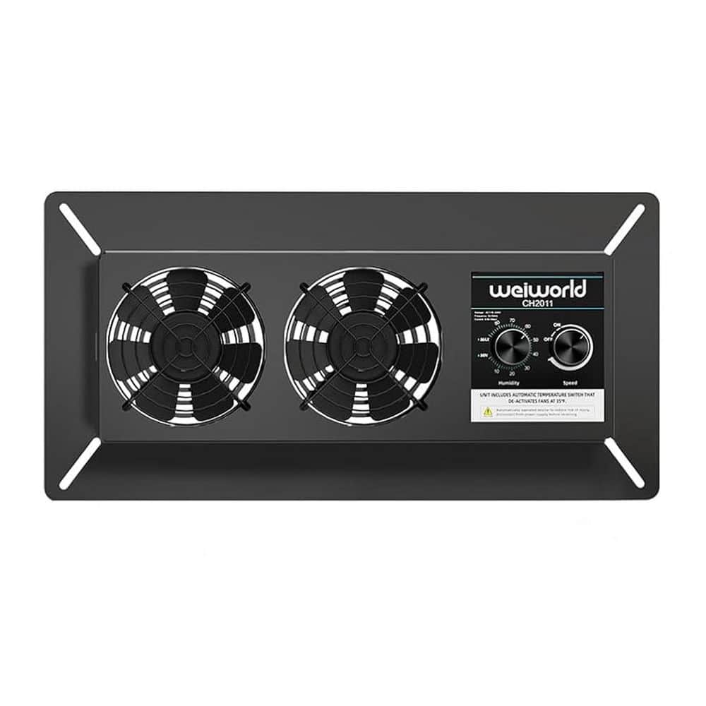 Windsor 220CFM Black Crawl Space Ventilator Fan with Temperature Humidity for Attic, Garage, Basement price history on PriceWatchPro