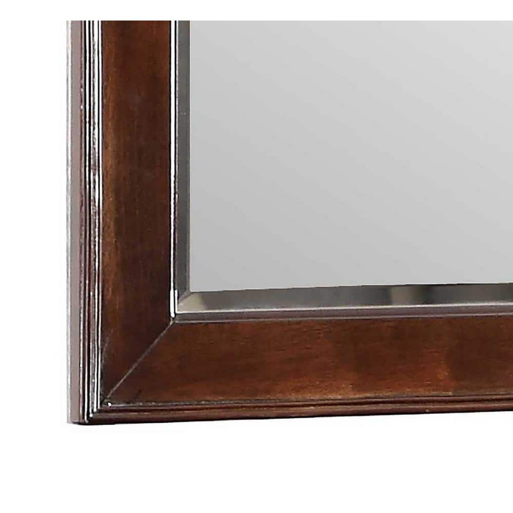 Triton 42" x 36" Arch Wood Framed Dresser Mirror