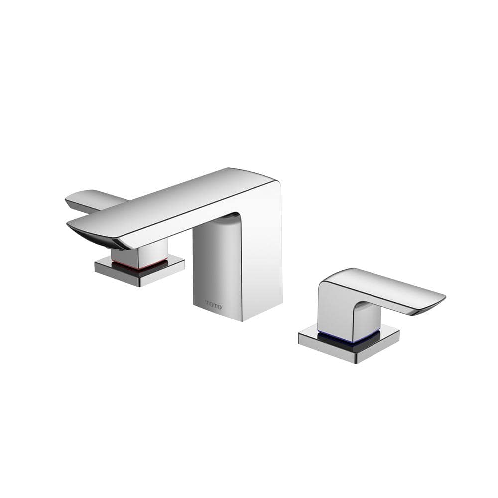 GR Series 1.2 GPM 8 in. Widespread Two HandleBathroom Sink Faucet with Drai