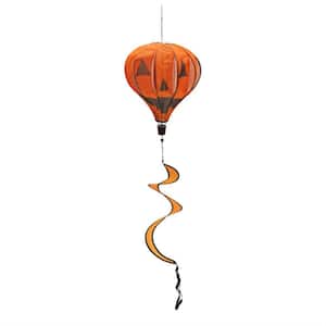 55 in. Jack-O-Lantern Solar Balloon Spinner
