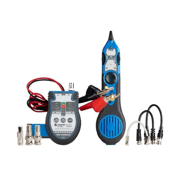 Coax and Network Cable Tester Tone and Probe Kit Plus with ABN Clips
