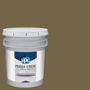 Color Seal 5 gal. PPG1112-7 Olive Satin Interior/Exterior Concrete Stain