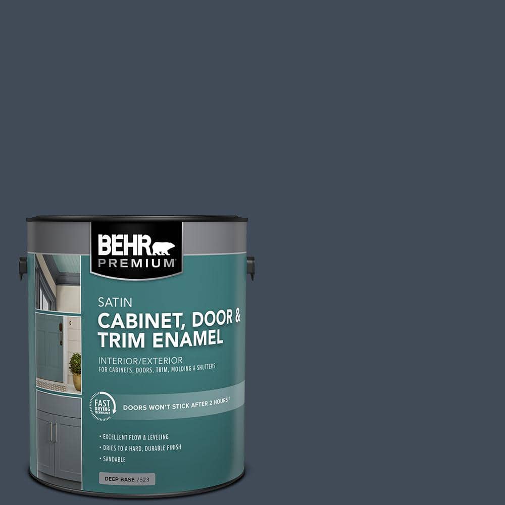 1 gal. #PPF-58 Dark Night Satin Enamel Interior/Exterior Cabinet, Door & Trim Paint price history on PriceWatchPro