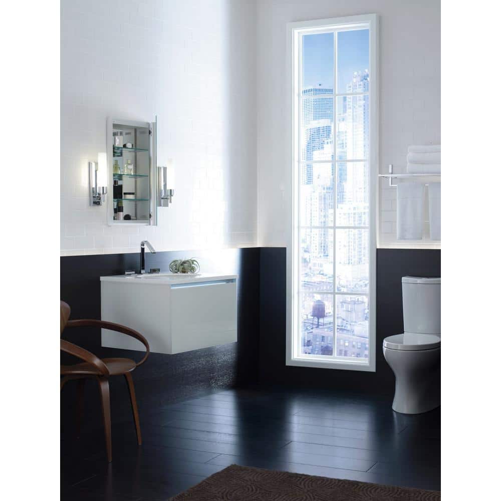 Robern R3 Series 16 in. x 20 in. x 4 in. Single Door Bevel Edge