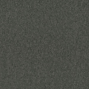 Ramble On - Atlas - Gray 20 oz. SD Polyester Loop Installed Carpet
