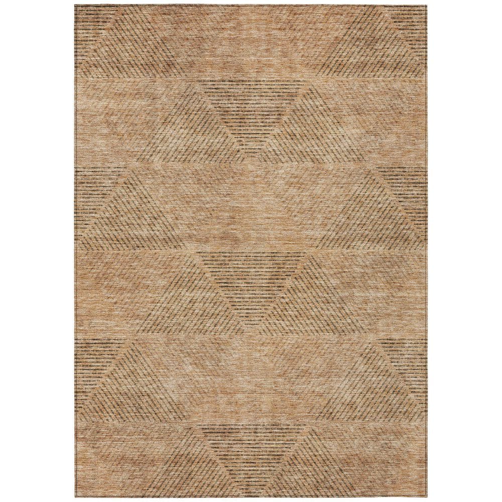 Chantille Machine Washable Indoor/Outdoor Abstract ACN777 Copper 2 ft. 6 in. x 3 ft. 10 in. Area Rug price history on PriceWatchPro