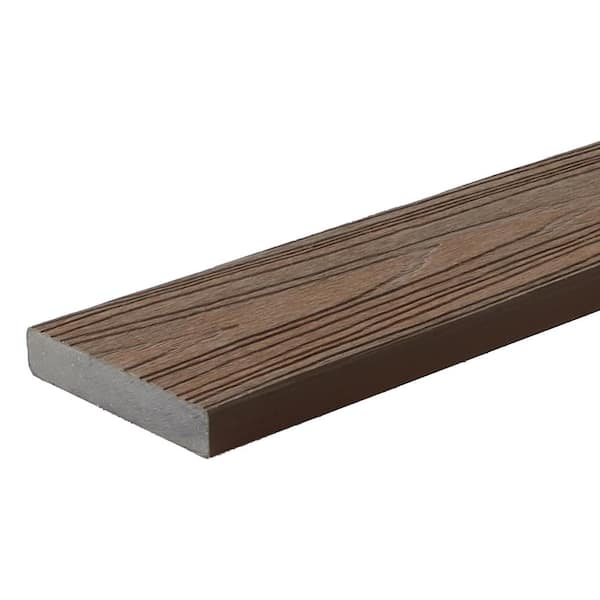 Unbranded 1 in. x 6 in. x 20 ft. Sylvanix Elite Decking -Mesa Brown Square Edge Fully Encapsulated