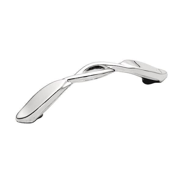 HICKORY HARDWARE Eclipse 3 in. Center-to-Center Polished Chrome Pull