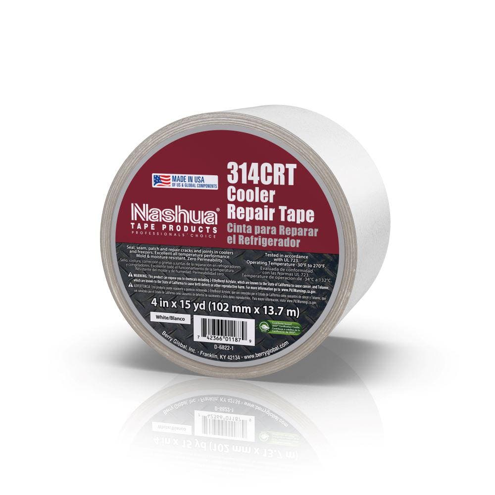 4 in. x 15 yd. 314CRT Cooler Repair Duct Tape in White price history on PriceWatchPro