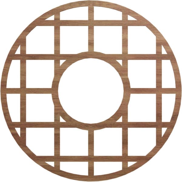 Ekena Millwork 0.25 in. x 36 in. x 36 in. Wood Medallion Moulding