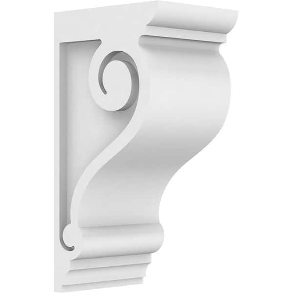 Ekena Millwork Standard 3 in. W x 10 in. H x 5 in. D Signature Urethane Polyurethane Corbel