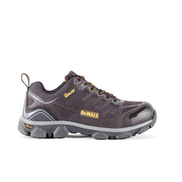 DEWALT Men's Crossfire Low Slip Resistant Athletic Shoes - Steel Toe - Black Size 8(M)
