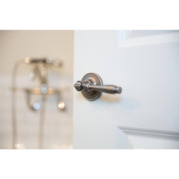 Callan Silona Edged Oil Rubbed Bronze Bed/Bath Door Lever