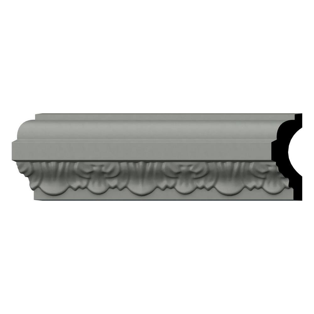 Oliver 94.5" Gray Polyurethane Crown Moulding