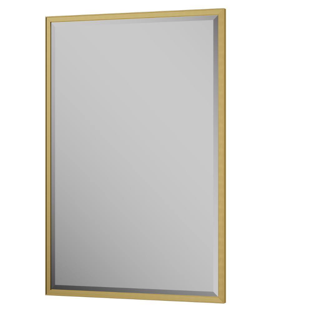 36 in. W x 36 in. H Framed Brushed Gold Mirrors for Bathroom Wall Beveled Mirror Bathroom Vanity Mirror Over Sink price history on PriceWatchPro