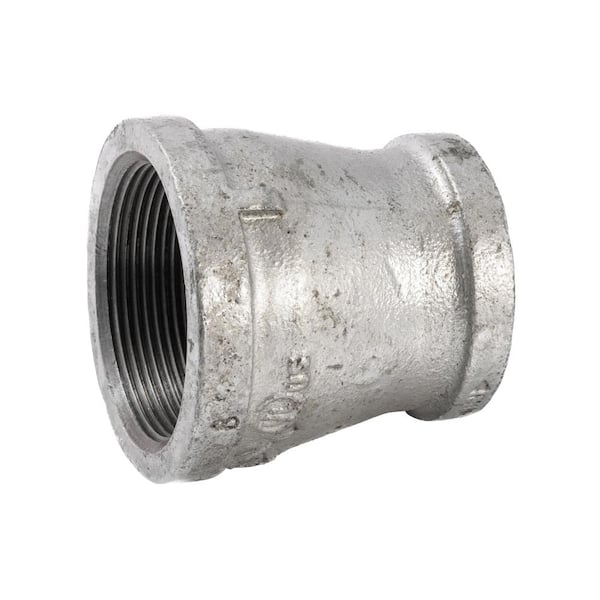 Southland 2 in. x 1-1/2 in. Galvanized Malleable Iron FPT x FPT Reducing Coupling Fitting