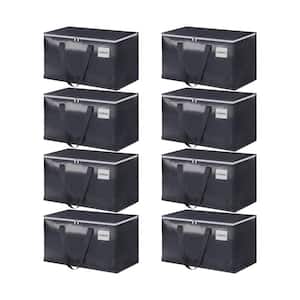 14.2 in. W x 28.7 in. D x 13.9 in. H Grey Outdoor Storage Cabinet for Toys, Clothing, Bedding, Move House (8-Pack)