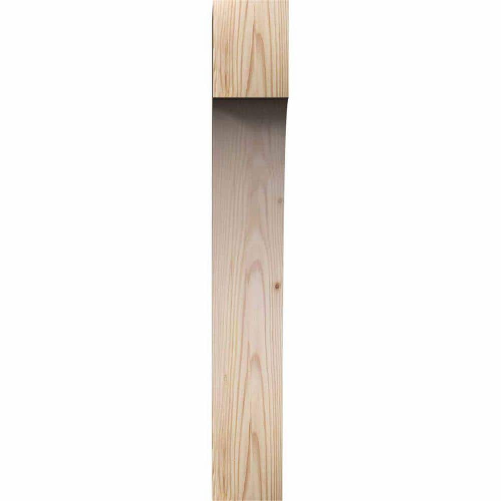 24" Natural Douglas Fir Smooth Rustic Corbel