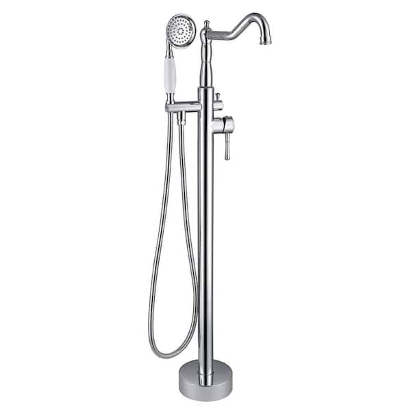 Classical Freestanding Bathtub Faucet, Bathtub Fixtures With Handheld Shower