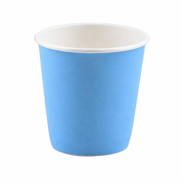 3 oz Small Blue Disposable Paper Cups, 600 Pack, for Hot and Cold Beverages, Bathroom and Mouthwash