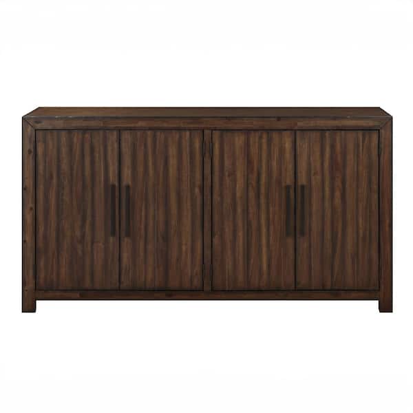 Steve Silver Auburn Dark Brown Wood Sideboard Server