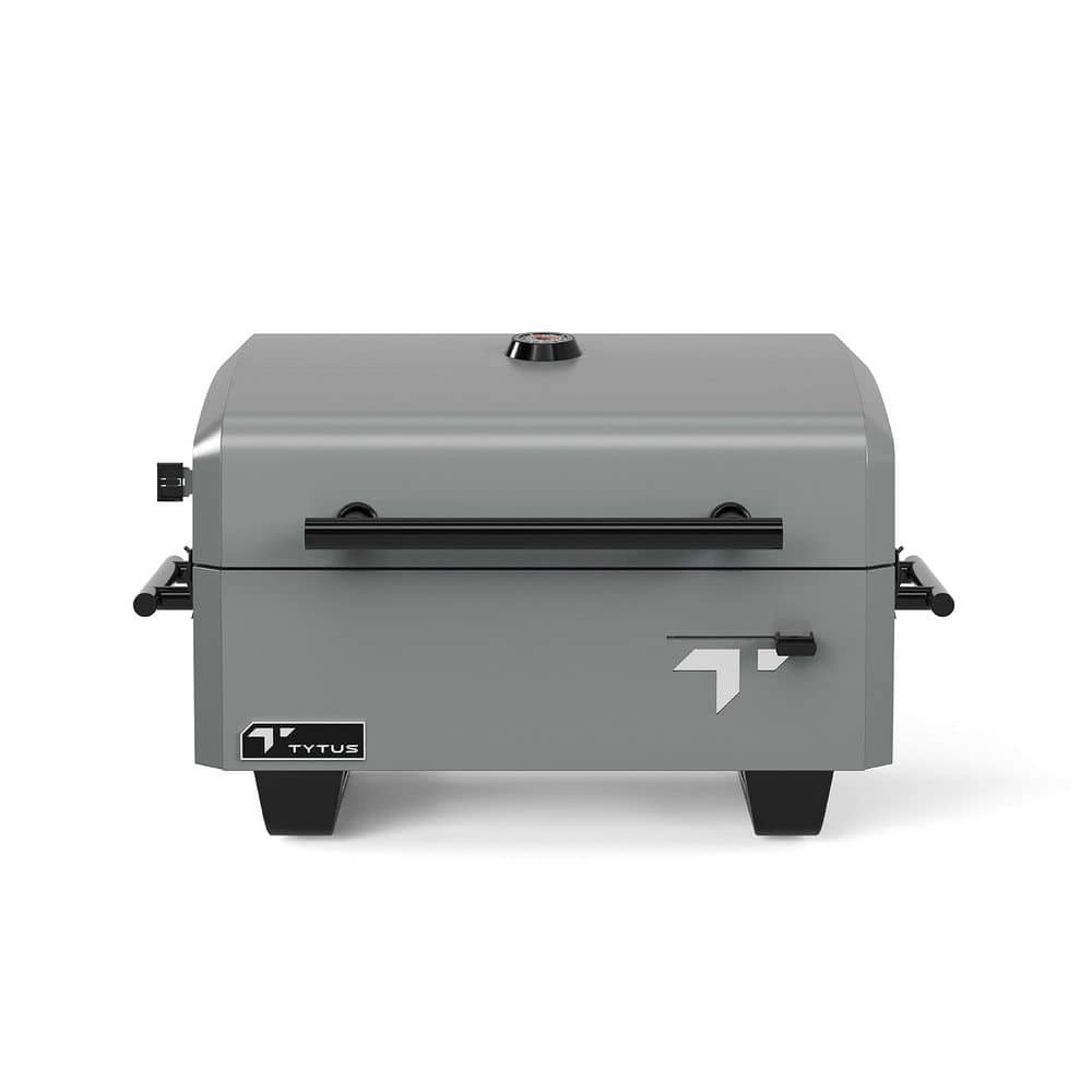 Emberwood Portable Charcoal Grill and Smoker in Gunmetal Gray