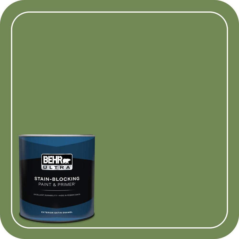1 qt. #M370-6 Snip of Parsley Satin Enamel Exterior Paint & Primer price history on PriceWatchPro