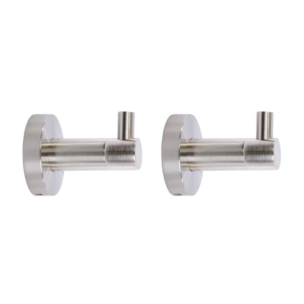 Italia Venezia 2-Piece Robe Hook Set in Brushed Nickel VE2704BNSET ...
