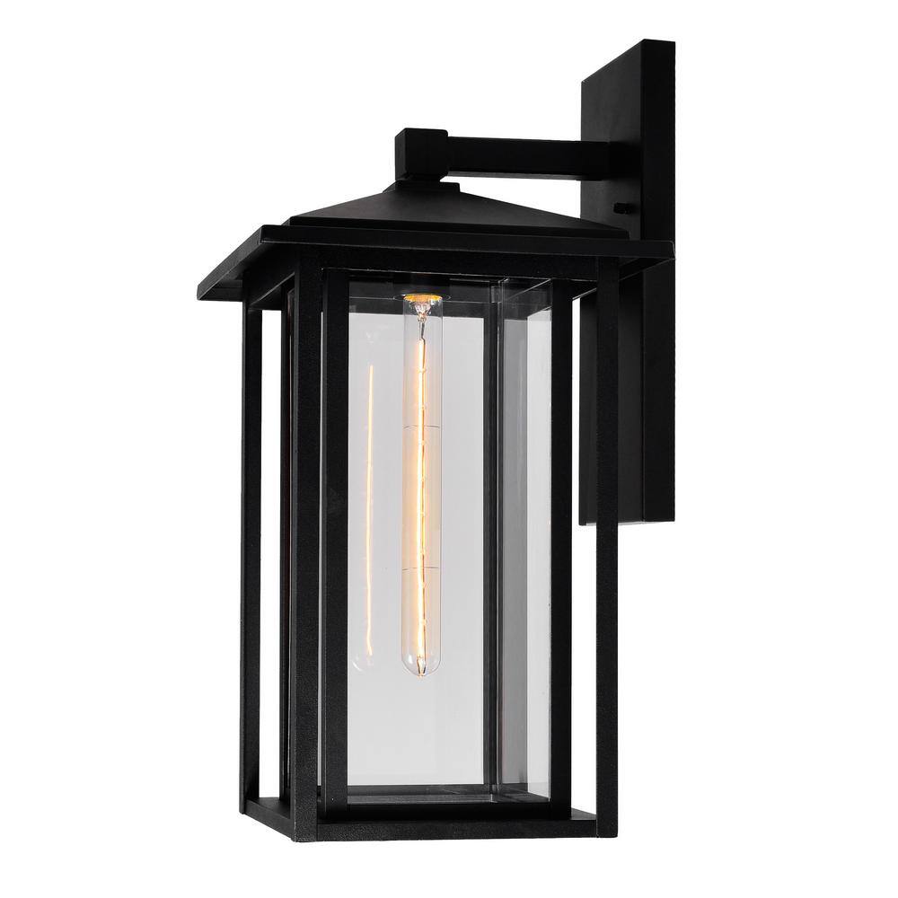 CWI Lighting Crawford 1 Light Black Outdoor Wall Light 0417W11-1-101 ...