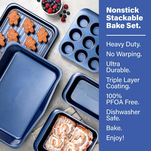 GraniteStone Diamond Stackmaster Non-Stick Bakeware Set (6-Piece