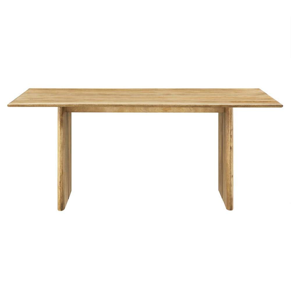Amistad 72" Oak Solid Wood Modern Farmhouse Dining Table