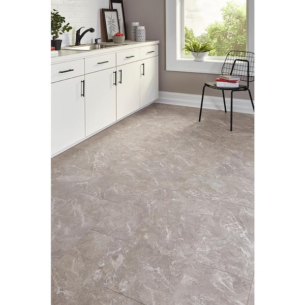 Piazza Travertine 0.23 in. T x 1.59 in. W x 94 in. L Vinyl 2 - in - 1 Molding