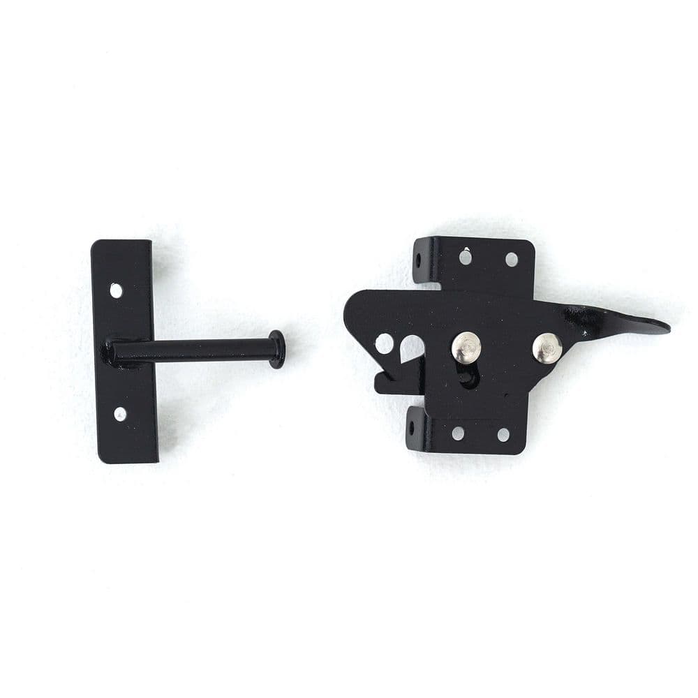 Adjustable Black Steel Frame Gate Building Kit for 60"-96" Openings