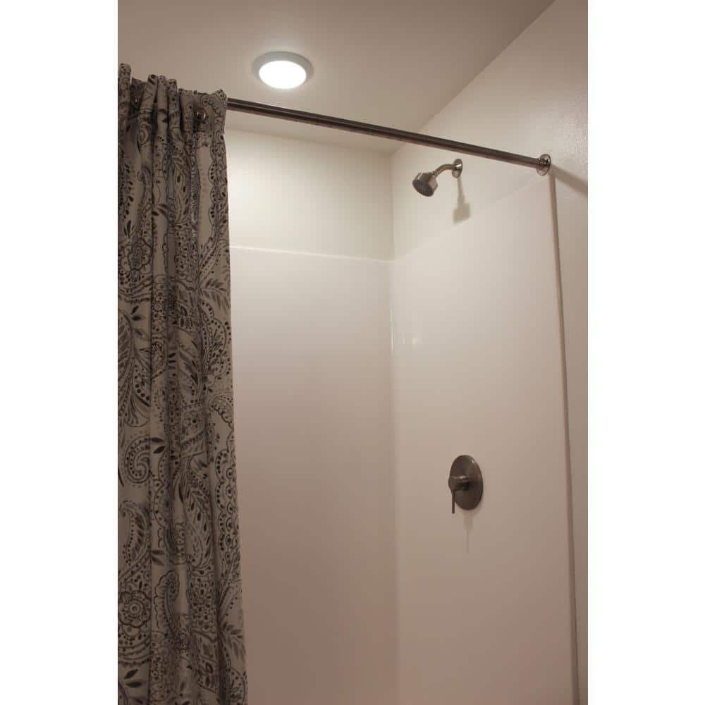 White Aluminum LED Indoor/Outdoor Flush Mount Light