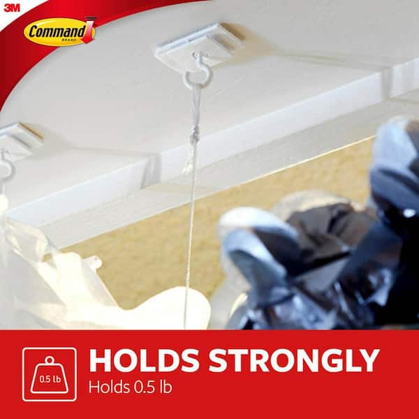 4-Adhesive Strips Ceiling Hooks 3-Hooks 4-Adhesive Strips Ceiling Hooks 3-Hooks