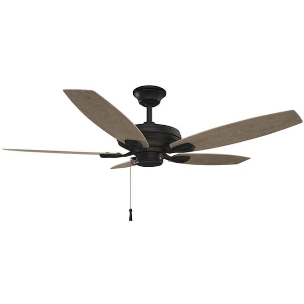Hampton Bay 52 in. Misting Fan Outdoor Only Natural Iron Ceiling Fan  YG188M-NI - The Home Depot