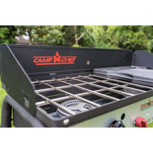 Camp Chef Expedition 2X 2 Burner Propane Gas Grill in Silver