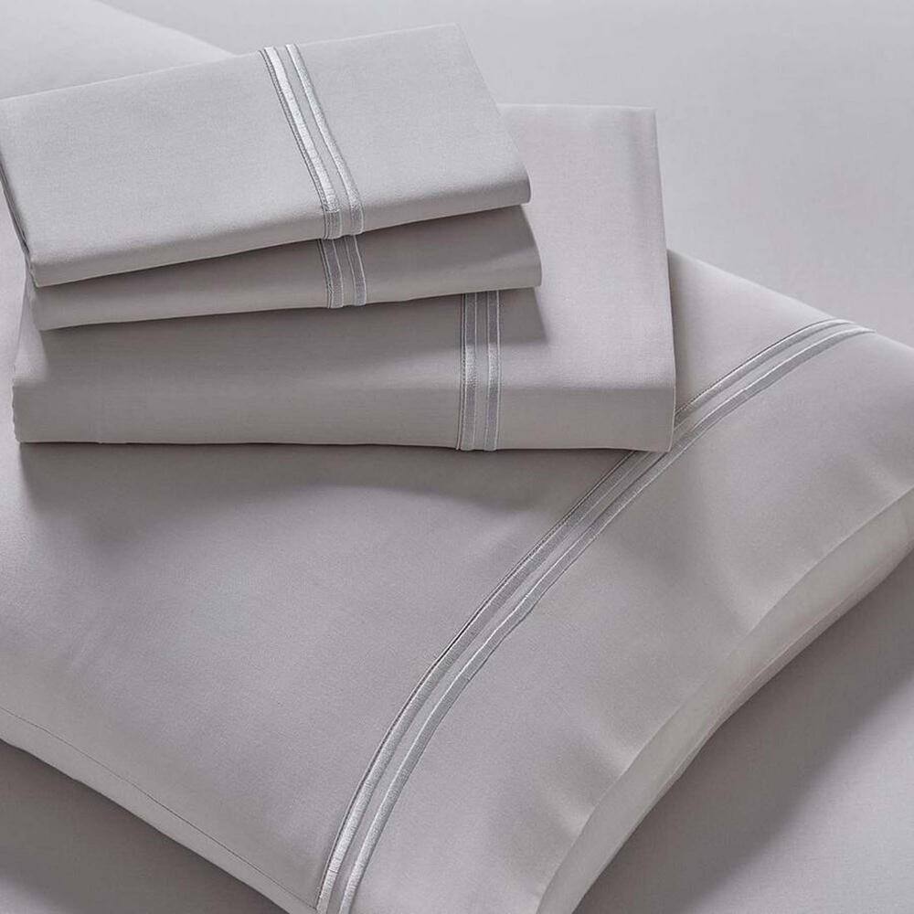 Priceless Home 3 Piece Dove Gray Solid Modal Sateen Bed Twin Xl Sheet Set Ph Pcsm Tx Gy The Home Depot