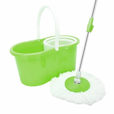 Libman Microfiber Wet Tornado Spin Mop and Bucket Floor Cleaning System  1283 - The Home Depot