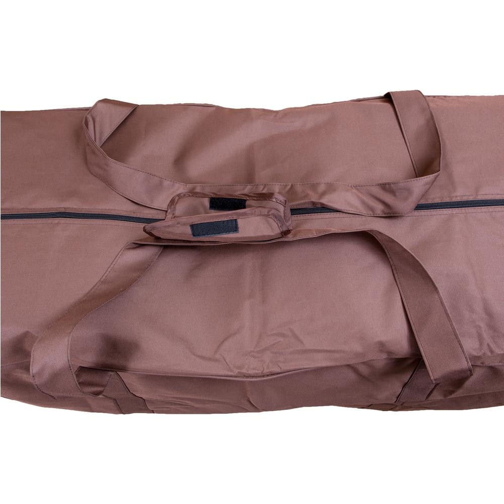 Mocha Cappuccino 48 Inch Water-Resistant Patio Cushion Storage Bag