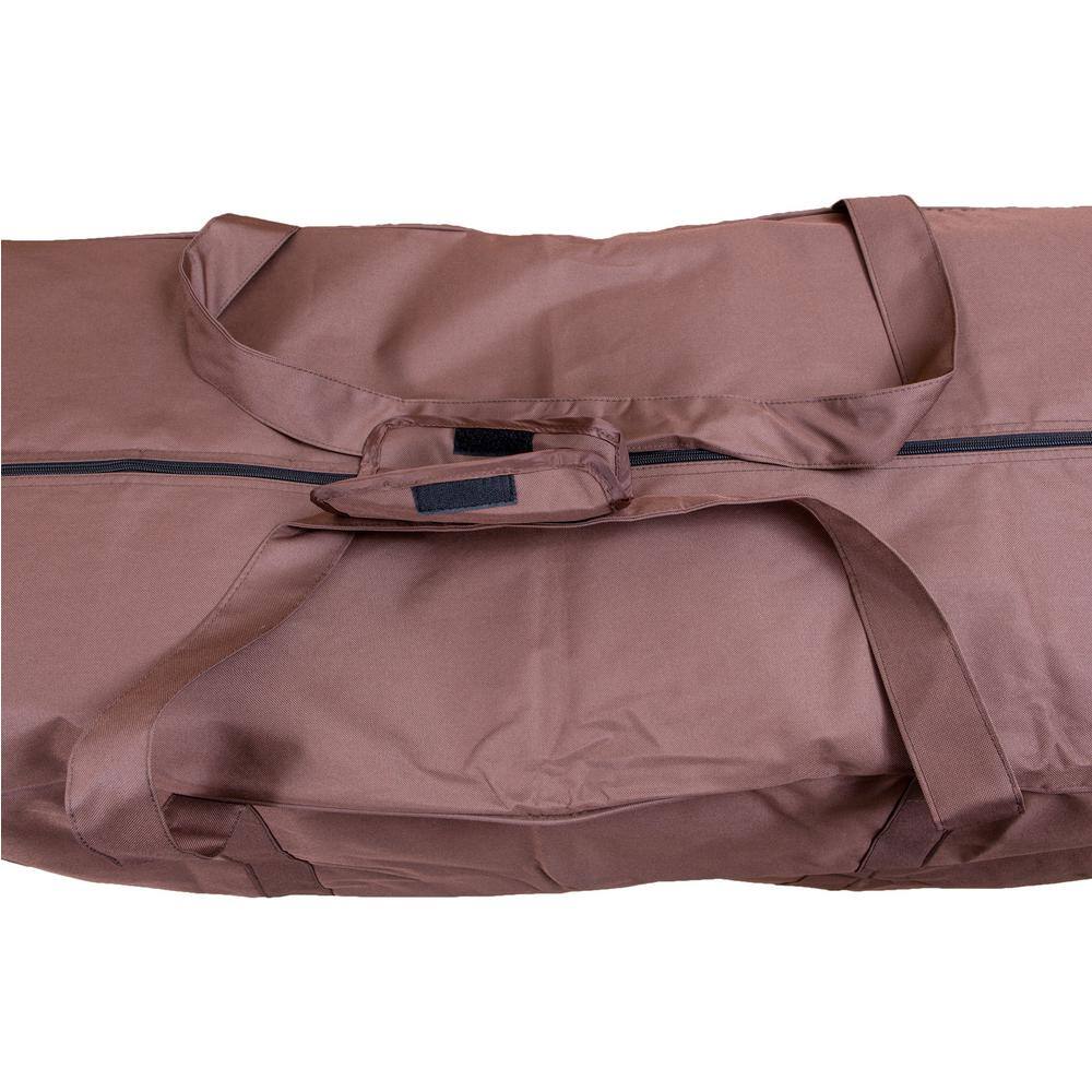Mocha Cappuccino 58 Inch Polyester Cushion Storage Bag