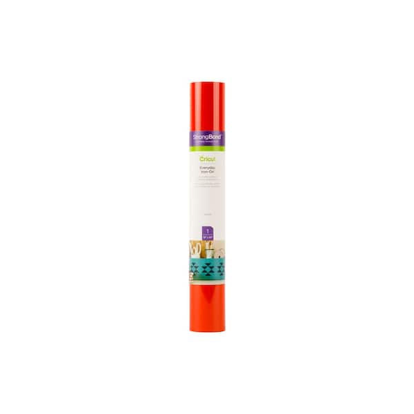 Cricut Everyday 12 in. x 24 in. Iron-On, Orange