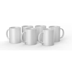 15 oz. White Ceramic Mug Blank (6 ct)