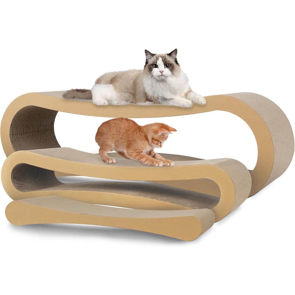Sham Cat Pair Wooden Animal Sham Cat Pair Wooden Animal