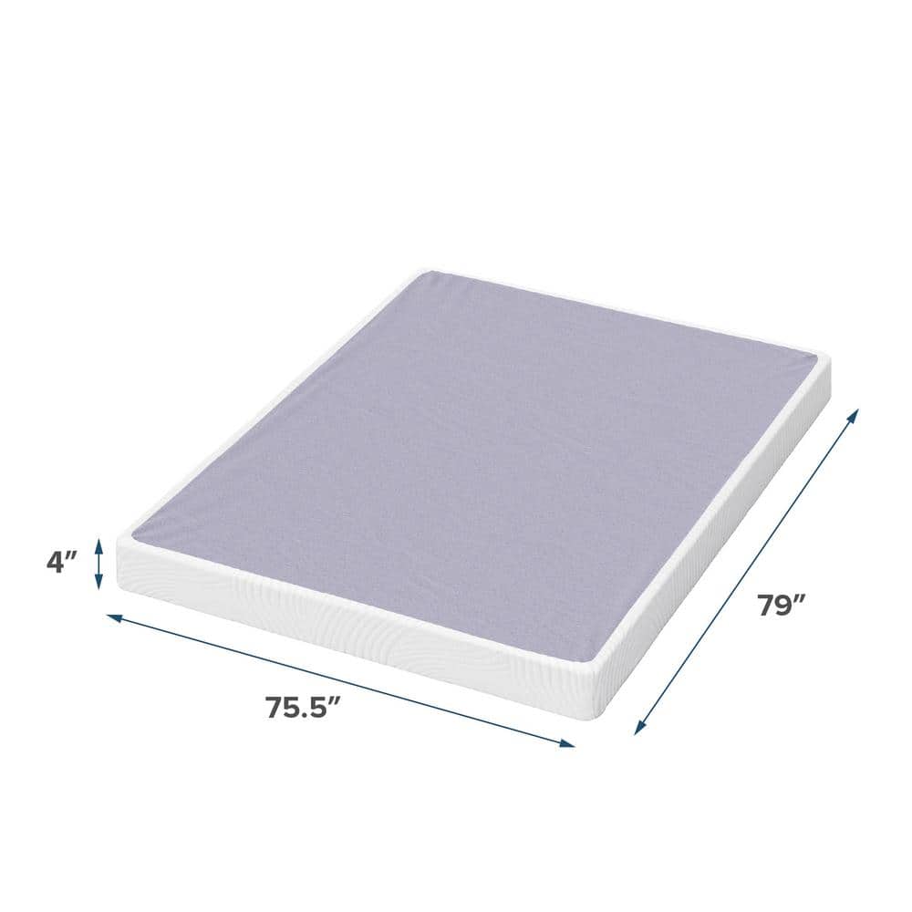 King Size Bamboo Box Spring with Elastic Fabric Cover