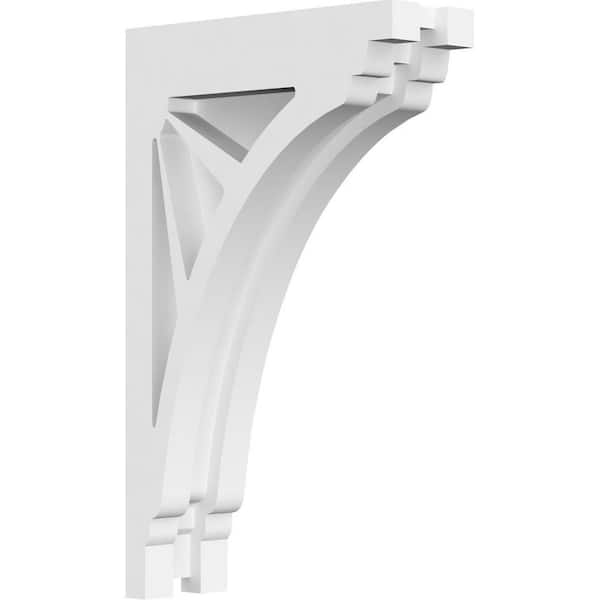 Ekena Millwork Stanford 1.5 in. W x 9 in. H x 5.5 in. D Signature Urethane Polyurethane Corbel