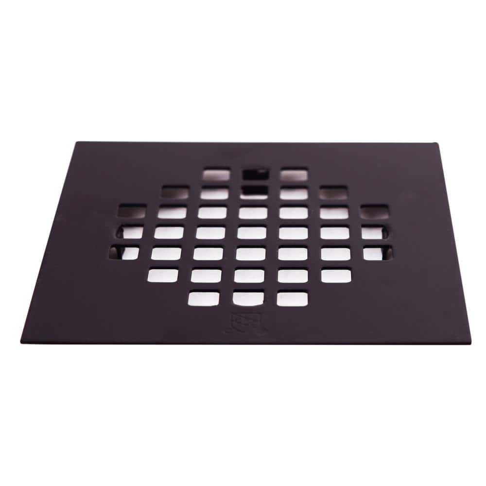 4.25'' Oil Rubbed Bronze Square Drain Cover