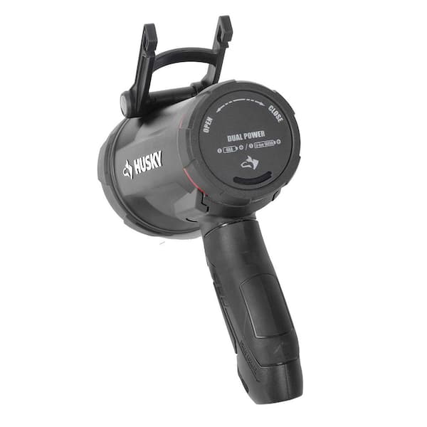 Husky - 1500 Lumens Dual Power Rechargeable Handheld Spotlight