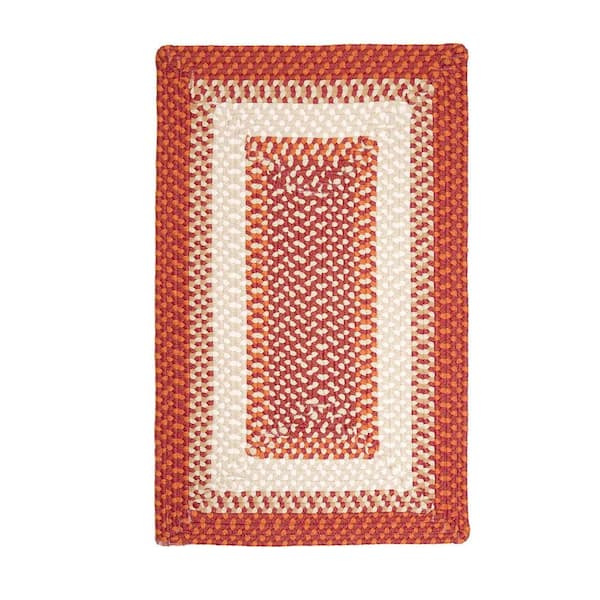 Home Decorators Collection Blithe Red 2 ft. x 4 ft. Braided Area Rug